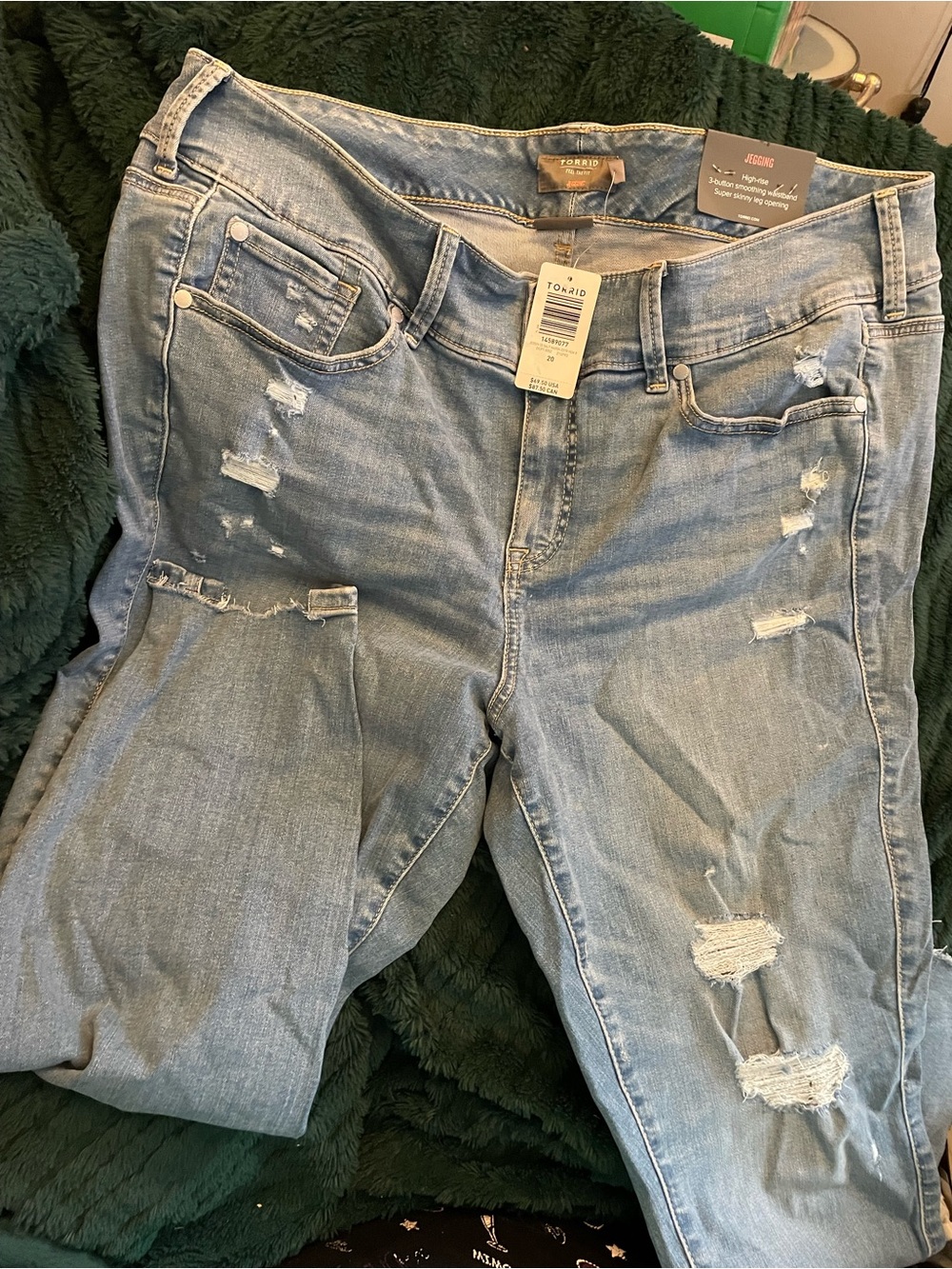 torrid light wash distressed boyfriend jeans